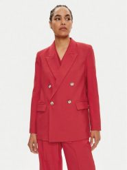 ViCOLO Marynarka TB0223 Czerwony Regular Fit. Czerwone marynarki i żakiety ViCOLO, l, bez wzorów, z wiskozy, bez ramiączek. Za 339.99 zł.