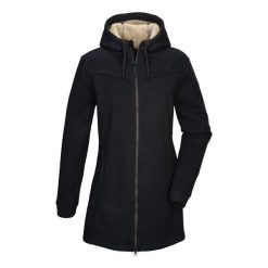 Damska parka z polaru Killtec GW 37. Niebieskie płaszcze GIGA DX, na zimę, bez wzorów, z dzianiny. Za 517.50 zł.
