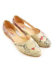 Goby Skórzane baleriny w kolorze beżowym rozmiar: 38. Brązowe baleriny Goby, bez wzorów, bez obcasa, bez zapięcia. Za 173.99 zł.