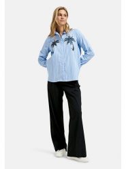 Milano Italy Koszula w kolorze błękitno-białym rozmiar: 34. Niebieskie koszule Milano Italy, bez wzorów, z bawełny, bez kołnierzyka, bez ramiączek. Za 173.99 zł.