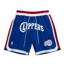 Szorty Los Angeles Clippers Just Don Classics 1984/85. Niebieskie szorty Mitchell & Ness, bez wzorów, vintage. Za 1,553.00 zł.