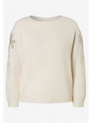 More & More Sweter w kolorze kremowym rozmiar: 40. Brązowe swetry More & More, bez wzorów, bez ramiączek. Za 154.95 zł.