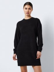 Noisy May Sukienka dzianinowa Maysa 27027577 Czarny Loose Fit. Czarne sukienki Noisy May, m, bez wzorów, z bawełny, bez kołnierzyka, bez ramiączek. Za 99.99 zł.