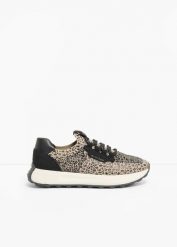 Sneakersy Tom Tailor z kryształkami. Czarne buty sportowe lifestyle bonprix, bez wzorów, sportowe, bez zapięcia. Za 269.99 zł.
