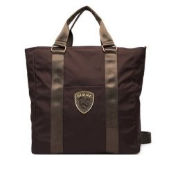 Torebka Blauer. Brązowe torebki klasyczne Blauer, bez wzorów, klasyczne, bez dodatków. Za 379.99 zł.