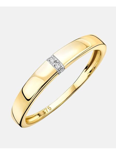 Revoni Złoty pierścionek z diamentami rozmiar: 50. Żółte pierścionki Revoni, z diamentem, złote. Za 744.98 zł.