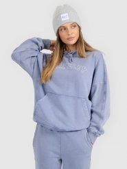 4F Bluza dresowa nierozpinana z kapturem damska - niebieska XS. Niebieskie bluzy 4f, xs, bez wzorów, z bawełny, bez ramiączek, z kapturem. Za 179.99 zł.