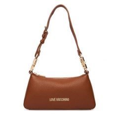 Torebka LOVE MOSCHINO. Brązowe torebki klasyczne Love Moschino, bez wzorów, klasyczne, bez dodatków. Za 859.99 zł.