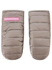 Zwillingsherz Rękawiczki w kolorze szarym rozmiar: onesize. Szare rękawiczki Zwillingsherz, bez wzorów, ze splotem. Za 96.37 zł.