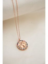 Lodie Silver Srebrny naszyjnik z zawieszką - dł. 43 cm rozmiar: onesize. Szare naszyjniki Lodie Silver, z materiału, z cyrkonią, srebrne. Za 50.45 zł.