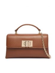 Furla Torebka 1927 Mini WE00423 ARE000 CN 03B00 Brązowy ciemny. Brązowe kopertówki Furla, bez wzorów, ze skóry, wizytowe, bez dodatków. Za 1,104.00 zł.