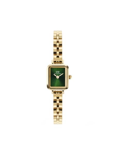 Daniel Wellington Zegarek Quadro Mini DW00100852 Złoty. Żółte, analogowe zegarki Daniel Wellington, złote. Za 909.99 zł.