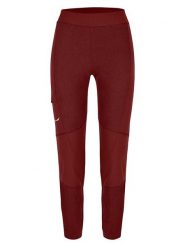 Salewa Legginsy funkcyjne "Alpine Hemp" w kolorze bordowym rozmiar: 40. Czerwone legginsy sportowe Salewa, bez wzorów, outdoorowe. Za 184.89 zł.
