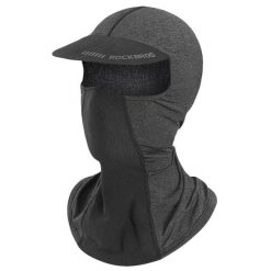 Czapka z daszkiem pełna ochrona przeciwsłoneczna oddychająca balaklava. Szare czapki z daszkiem ROCKBROS, na lato, bez wzorów, z jedwabiu, sportowe. Za 75.60 zł.