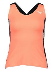 Mizuno Top funkcyjny w kolorze pomarańczowym rozmiar: S. Pomarańczowe topy sportowe Mizuno, s, bez wzorów, z materiału. Za 83.42 zł.