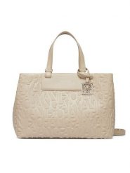 Armani Exchange Torebka XW001222 AF15774 U6208 Beżowy. Brązowe torebki klasyczne Armani Exchange, bez wzorów, ze skóry, bez dodatków. Za 679.99 zł.