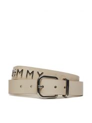 Tommy Jeans Pasek Damski Tjw Bold Leather 3.0 AW0AW16255 Écru. Paski Tommy Jeans, bez wzorów, z jeansu. Za 149.99 zł.