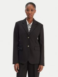 Tommy Hilfiger Marynarka Timeless WW0WW46662 Czarny Regular Fit. Czarne marynarki i żakiety Tommy Hilfiger, bez wzorów, z wełny, bez ramiączek. Za 1,199.00 zł.