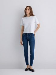 MAVI Dżinsy "Merly" - Skinny fit - w kolorze granatowym rozmiar: W29/L28. Niebieskie jeansy Mavi, l, bez wzorów, klasyczne. Za 184.95 zł.
