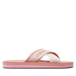 Klapki Big Star Shoes. Czerwone klapki BIG STAR SHOES, bez wzorów, retro, bez obcasa, bez zapięcia. Za 119.99 zł.