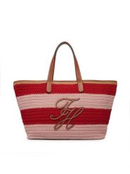 Tommy Hilfiger Torebka Th Nautical Tote Crochet Str AW0AW18816 Kolorowy. Torebki klasyczne Tommy Hilfiger, bez wzorów, z materiału, bez dodatków. Za 849.99 zł.