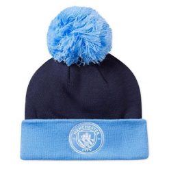Puma Czapka Mcfc Ess Pom Pom 02561303. Niebieskie czapki zimowe Puma, bez wzorów. Za 105.58 zł.