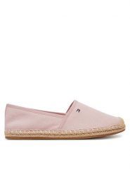 Tommy Hilfiger Espadryle Flag Canvas Espadrille FW0FW08541 Różowy. Czerwone espadryle Tommy Hilfiger, bez wzorów, z materiału, bez obcasa. Za 199.99 zł.
