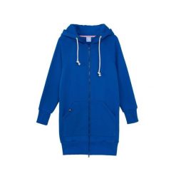 Bluza sportowa rozpinana z kapturem damska DEEP TRIP Luzak. Niebieskie bluzy z kapturem DEEP TRIP, l, bez wzorów, z kapturem. Za 389.00 zł.