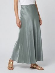 MOSS COPENHAGEN Spódnica "Nicolette" w kolorze zielonym rozmiar: XS. Zielone spódnice Moss Copenhagen, xs, bez wzorów, maxi. Za 111.07 zł.