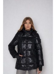 Steve Madden Kurtka zimowa w kolorze czarnym rozmiar: M. Czarne kurtki Steve Madden, na zimę, m, bez wzorów, z puchu, bez kaptura. Za 274.10 zł.