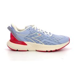 Buty do biegania damskie Diadora Mythos Blushield Volo 3. Szare buty treningowe Diadora, na lato, bez wzorów, z materiału, bez zapięcia, do biegania. Za 449.99 zł.