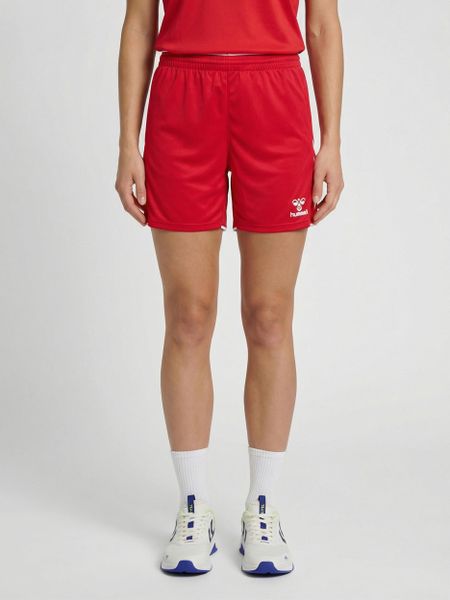 Szorty damskie Hummel Core 2.0. Białe szorty sportowe Hummel, bez wzorów, z poliamidu, na fitness i siłownię. Za 110.50 zł.