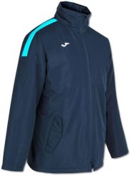 Kurtka wiatroszczelna Joma Trivor. Niebieskie kurtki Joma, xs, bez wzorów, z materiału, sportowe, z kapturem. Za 409.00 zł.