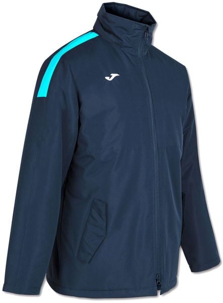 Kurtka wiatroszczelna Joma Trivor. Niebieskie kurtki Joma, xs, bez wzorów, z polaru, sportowe, z kapturem. Za 372.00 zł.