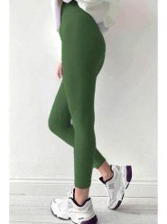 MADMEXT Legginsy w kolorze zielonym rozmiar: M. Zielone legginsy MADMEXT, bez wzorów. Za 73.99 zł.