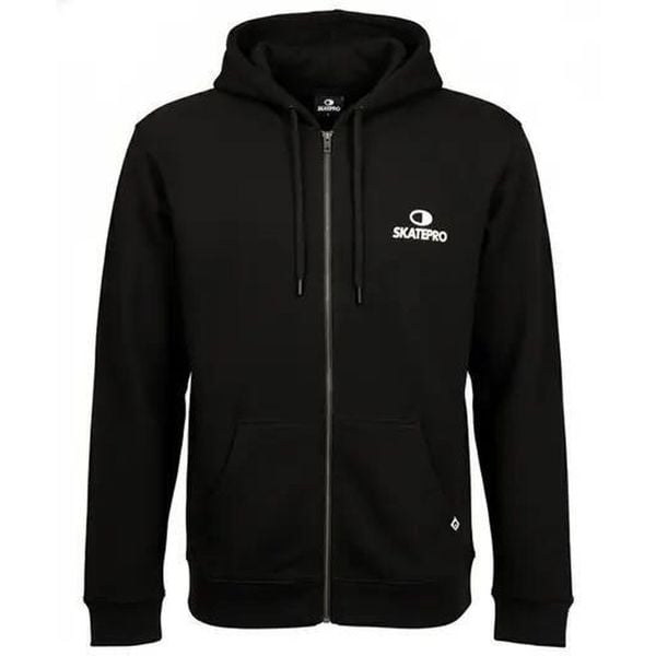 Odzież Bluza sportowa unisex SkatePro Zip Bluza z kapturem - M - Czarny. Biała bluzy z kapturem SKATEPRO, na zimę, m, bez wzorów, z bawełny, z kapturem. Za 174.99 zł.
