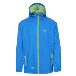 Kurtka Trespass Qikpac - unisex Packaway Jkt Cobalt. Niebieskie kurtki przeciwdeszczowe Trespass, uniwersalny, bez wzorów, bez kaptura, trekkingowe. Za 282.99 zł.