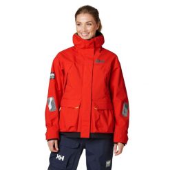 Kurtka damska Helly Hansen pier 3.0. Czerwone kurtki Helly Hansen, xs, bez wzorów, sportowe, bez kaptura. Za 1,039.00 zł.