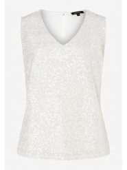 More & More Top w kolorze białym rozmiar: 44. Białe topy More & More, bez wzorów, bez kołnierzyka, bez ramiączek. Za 123.25 zł.