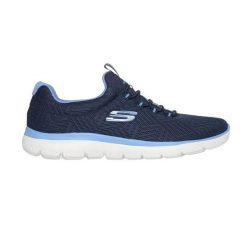 Buty Summits - Artistry Chic Rozmiar 40 - 150119-NVBL Niebieski. Niebieskie buty treningowe Skechers, bez wzorów, bez zapięcia. W wyprzedaży za 242.55 zł.