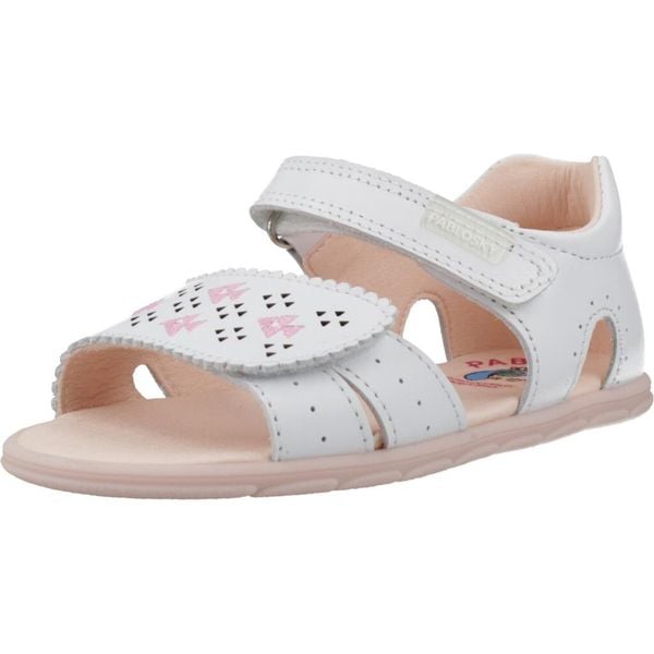 Sandały PABLOSKY 066807P Biały. Białe sandały Pablosky, bez wzorów, ze skóry, bez obcasa, bez zapięcia. Za 235.99 zł.