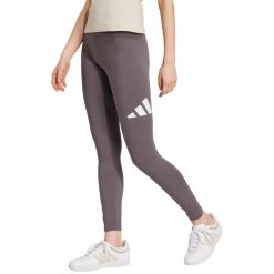 Legginsy damskie adidas Essentials Big Logo Cotton. Czarne legginsy adidas, bez wzorów, sportowe. Za 112.99 zł.