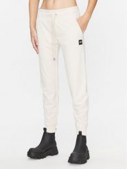 DKNY Sport Spodnie dresowe DP3P1854 Beżowy Regular Fit. Brązowe spodnie dresowe DKNY Sport, bez wzorów, z dresówki. Za 349.99 zł.