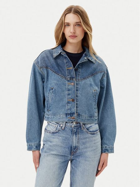 Levi's® Kurtka jeansowa 90's 001WO-0000 Niebieski Relaxed Fit. Niebieskie kurtki l, bez wzorów, z bawełny, bez kaptura. Za 399.99 zł.