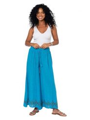 Aller Simplement Spodnie w kolorze niebieskim rozmiar: 34-40. Niebieskie spodnie materiałowe Aller Simplement, bez wzorów, z bawełny. Za 78.99 zł.