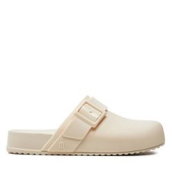 Klapki Melissa. Brązowe klapki Melissa, bez wzorów, bez obcasa, bez zapięcia. Za 299.99 zł.
