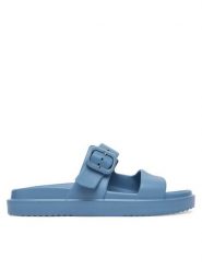 Tommy Hilfiger Klapki FW0FW08953 Szary. Szare klapki Tommy Hilfiger, bez wzorów, z syntetyku, bez obcasa, bez zapięcia. Za 209.99 zł.