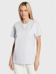 Adidas T-Shirt Loungewear HL9133 Szary Loose Fit. Szare t-shirty adidas, bez wzorów, z bawełny, bez kołnierzyka, bez ramiączek. Za 149.99 zł.