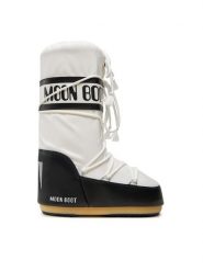 Moon Boot Śniegowce Mb Icon Nylon 80D1400440 Biały. Białe śniegowce Moon Boot, bez wzorów, z materiału, bez zapięcia. Za 539.00 zł.