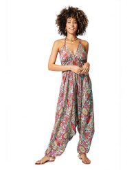 Ipanima Kombinezon w kolorze turkusowo-różowo-pomarańczowym rozmiar: 34-40. Pomarańczowe kombinezony Ipanima, bez wzorów, prążkowane, klasyczne, bez kołnierzyka, bez ramiączek. Za 78.99 zł.